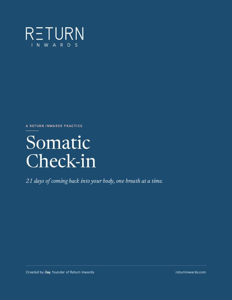 The cover of Somatic Check-in: 21 Days